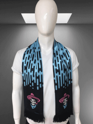 custom sleek print scarves